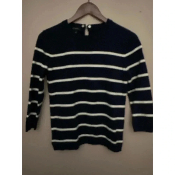 Navy Striped Sweater - Picture 1 of 3